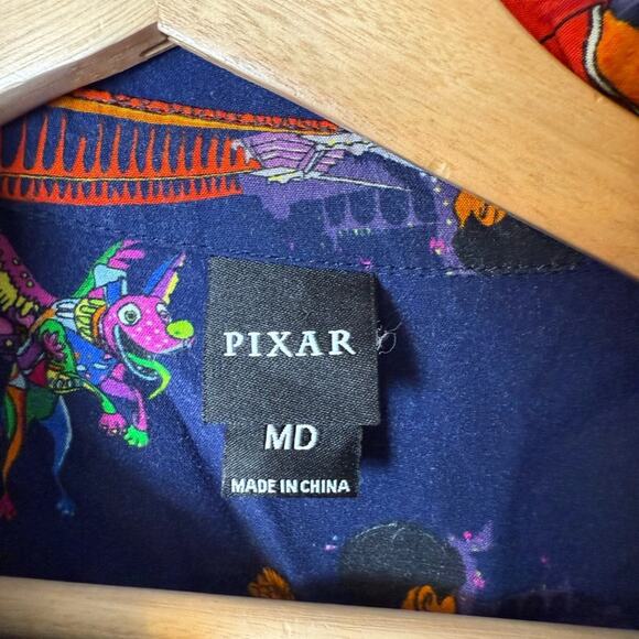 Her Universe Disney Pixar Coco Women’s Tie-Front Woven Top Medium - Picture 3 of 6